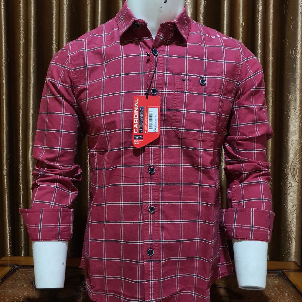 Kemeja Pria Cardinal jeans Slimfit
