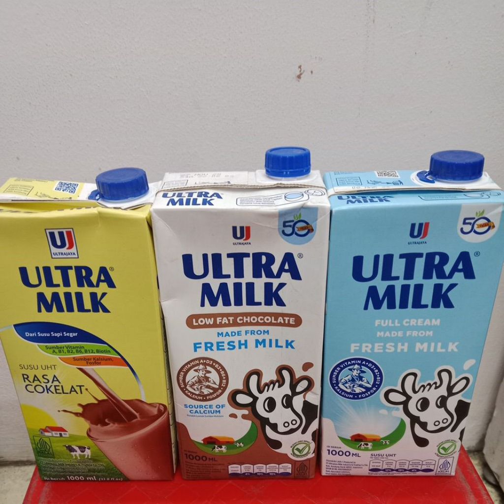 

UltraMilk UHT Coklat, Fullcrem, Coklat Lowfat 1000ML