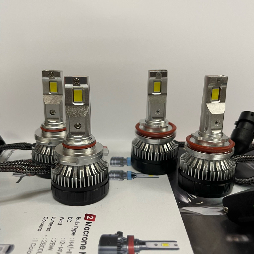 lampu led mobil toyota rush macrone 65-100 watt pure super bright premium lampu utama highbeam lowbe