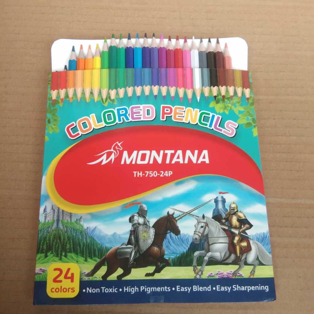 

Pensil Warna 24 Warna Ukuran Panjang Montana