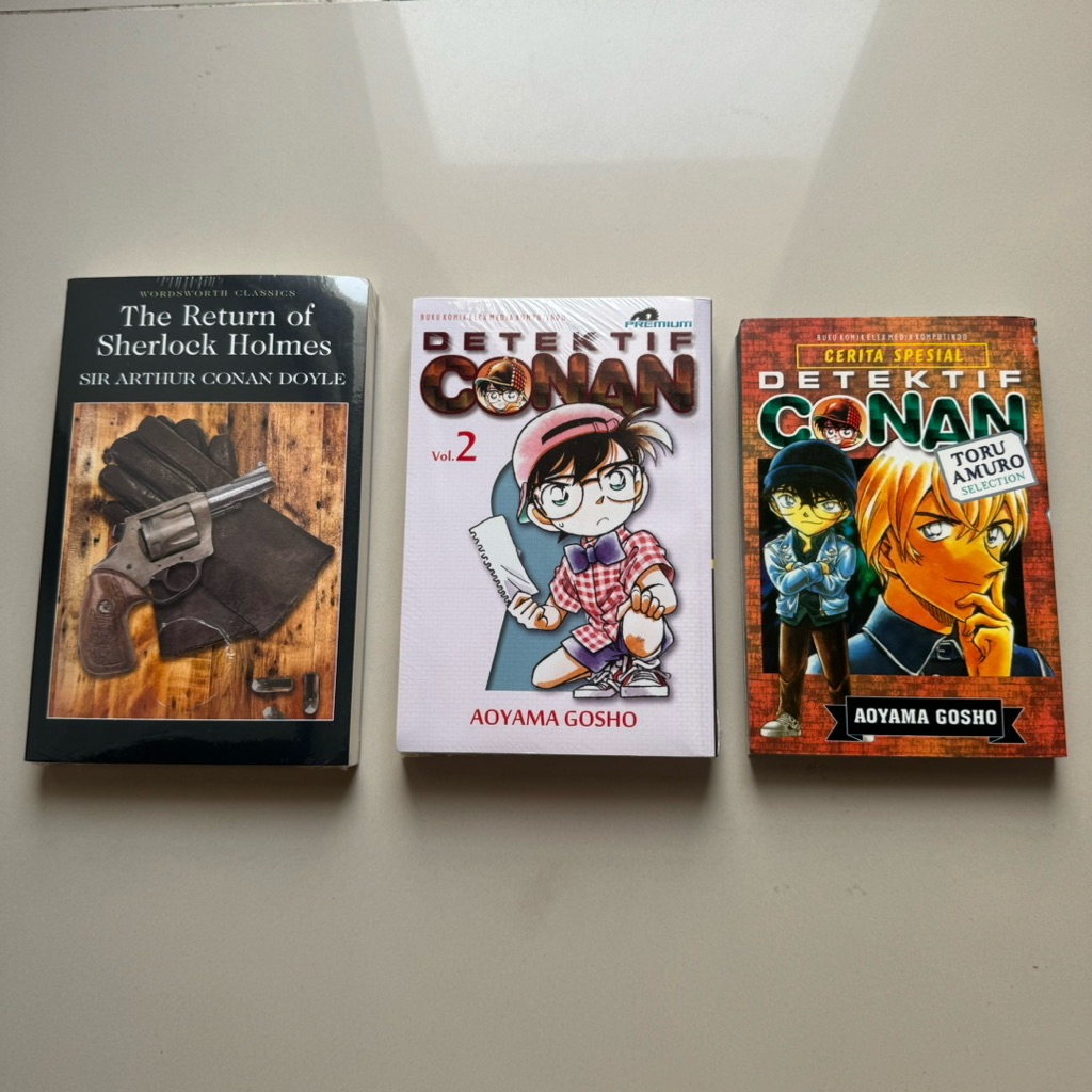 [OFFICIAL] BUNDLE SET BUKU DETECTIVE CONAN SHERLOCK HOLMES