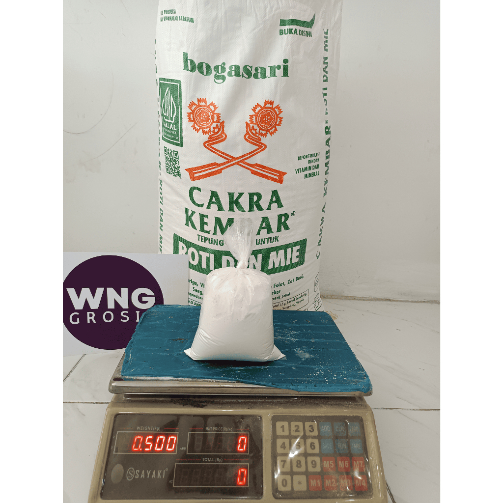 

Tepung Terigu Cakra Kembar Curah/Repack 500g