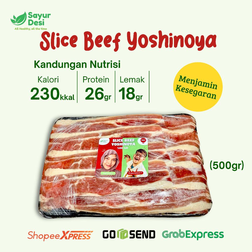 

Beef Slice Yoshinoya 500Gr Fresh Sayur Desi