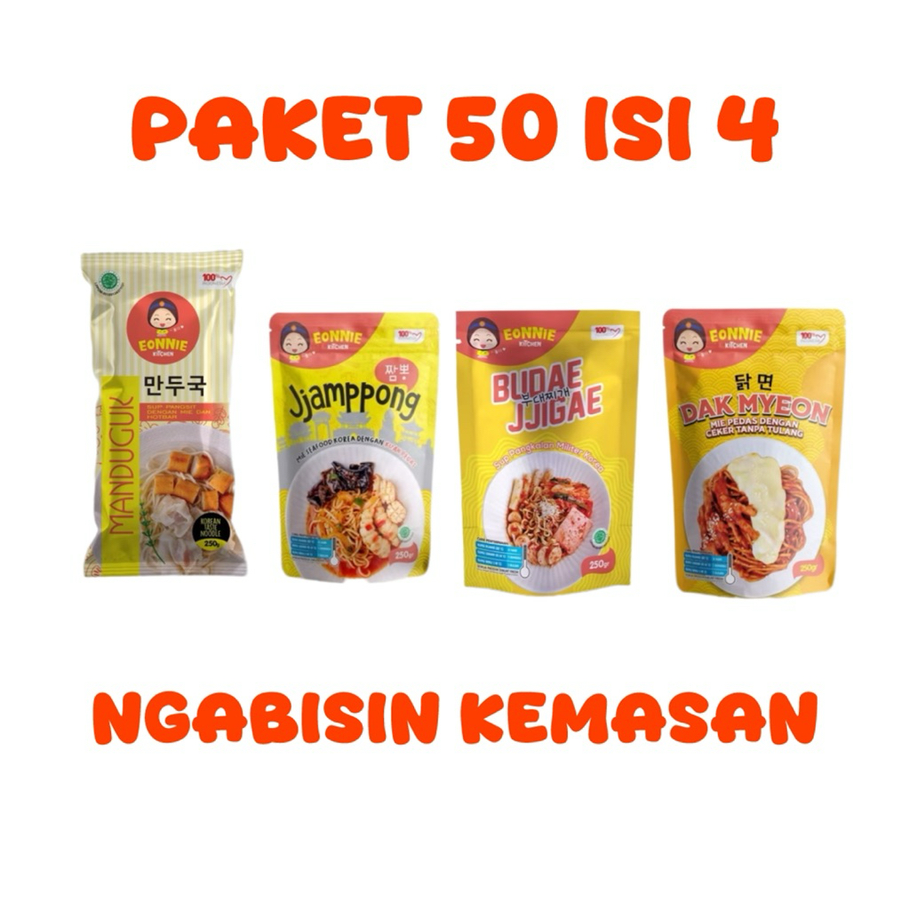 

PAKET 50 ISI 4 NGABISIN STOCK