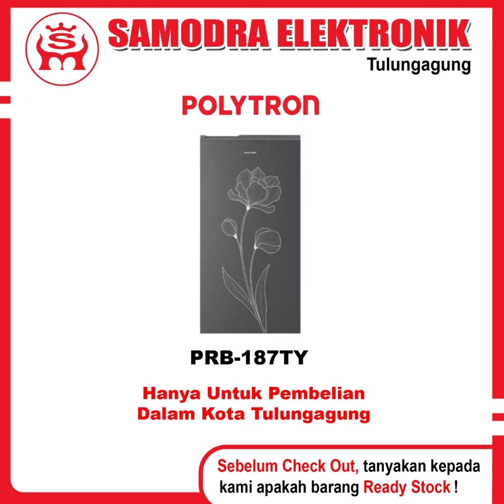 Kulkas POLYTRON PRB-187TY | Kulkas 1 Pintu Polytron 180 Liter