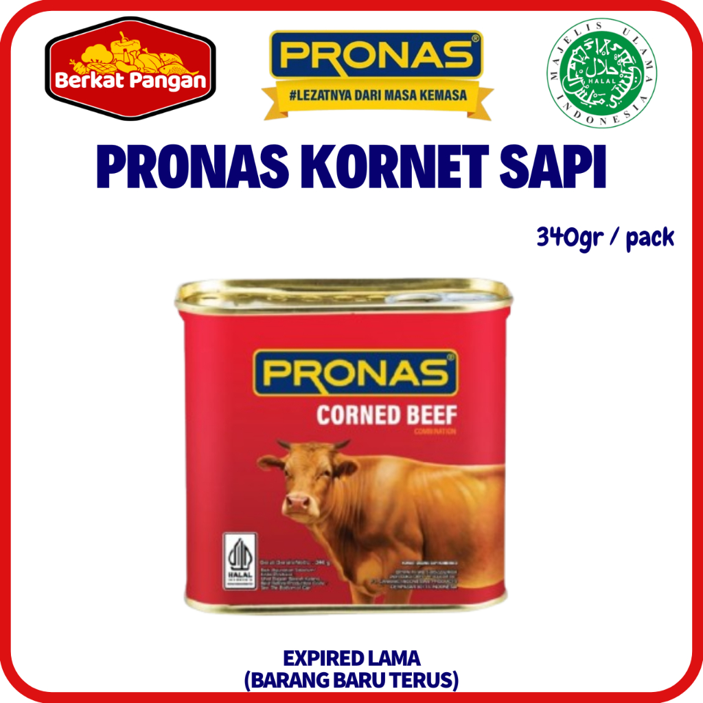 

PRONAS Kornet Sapi 340 gr / Corned Beef Pronas