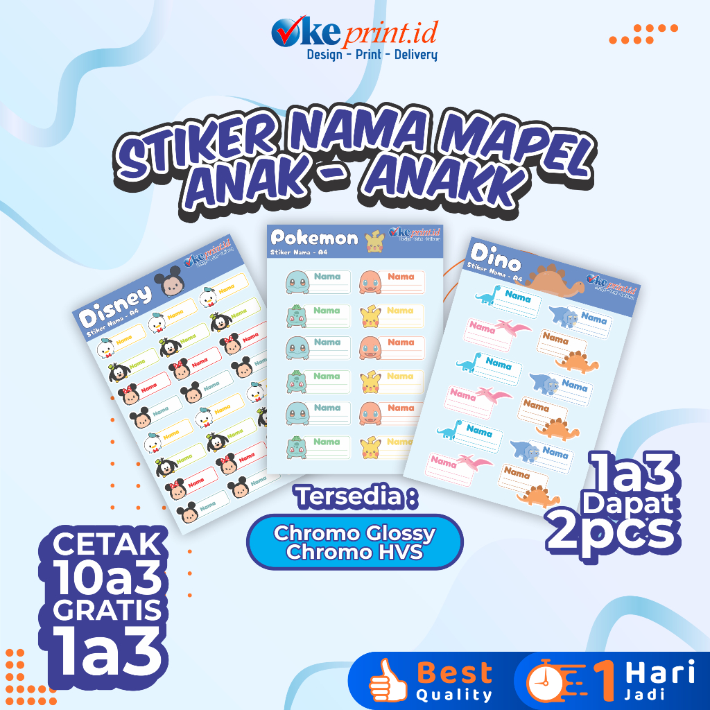 

Stike Label Anak Sekolah | Stiker Label Custom Nama | Stiker Nama Lucu (Tanpa Po)