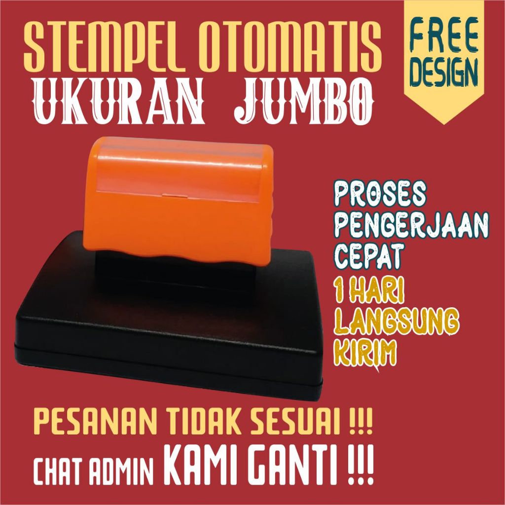 

Stempel jumbo,stempel legalisir,stempel kemasan/kardus