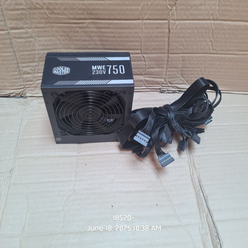 PSU 750W 80+ COOLER MASTER MWE 230V 750W 80+ MPE-7501-ACABW
