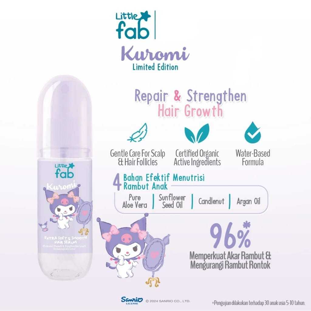 Little Fab Kids Hair Serum - Serum Rambut Anak