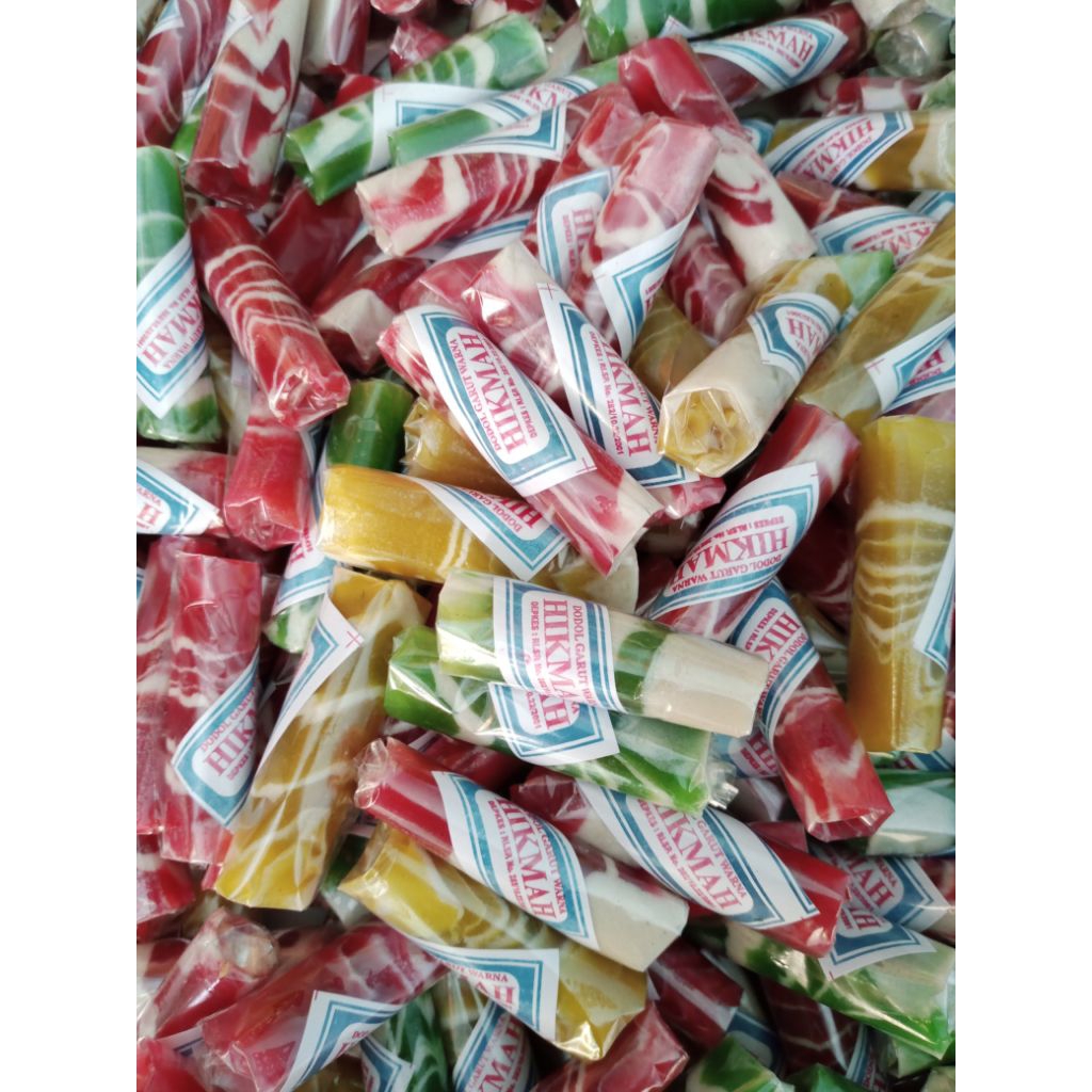

Dodol Garut Zebra - Dodol Warna-Warni 500 gram dan 1 kg - Dodol Hikmah