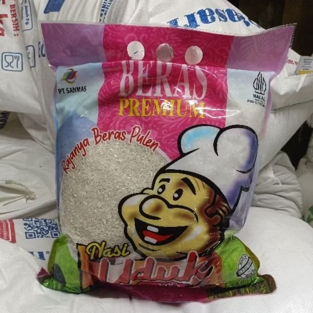 

BERAS NASI UDUK 3KG KEMASAN BARU/PLASTIK ASLI