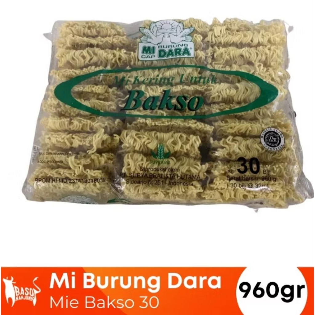 

Mie cap burung dara / mi kuning / mie kuning bakso / mi kering