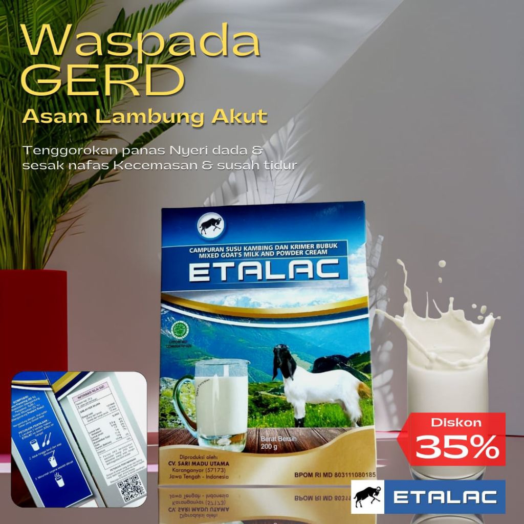 

Susu kambing etawa ETALAC bubuk Original (PAKET 1 BOX)
