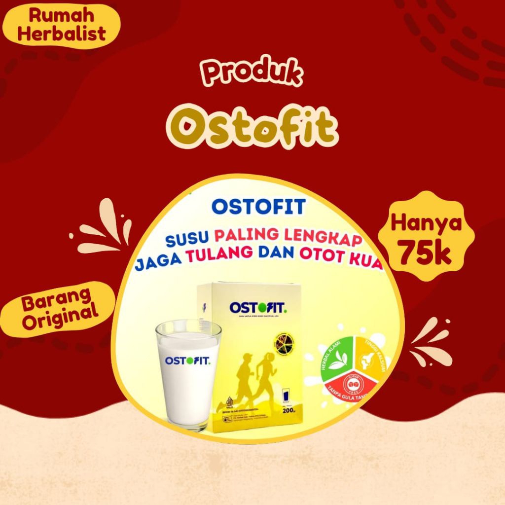 

Ostofit Original - Susu Herbal Serbuk Atasi Nyeri Sendi Dan Tulang