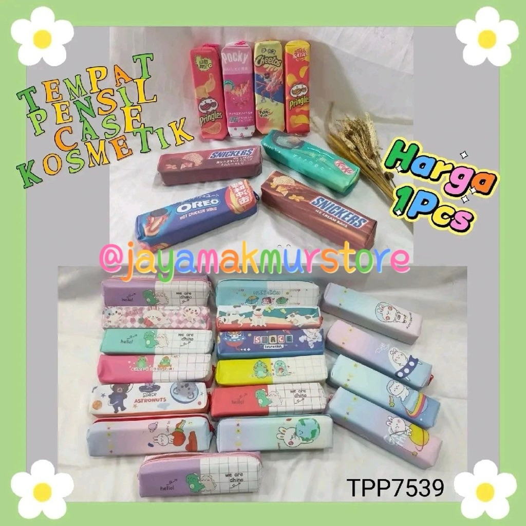 

TEMPAT PENSIL PANJANG / POUCH KOSMETIK VINTAGE / KOTAK PENSIL KARAKTER LUCU / KOTAK PENSIL MOTIF / POUCH SERBAGUNA / PENCIL CASE MAKE UP / TPP7539