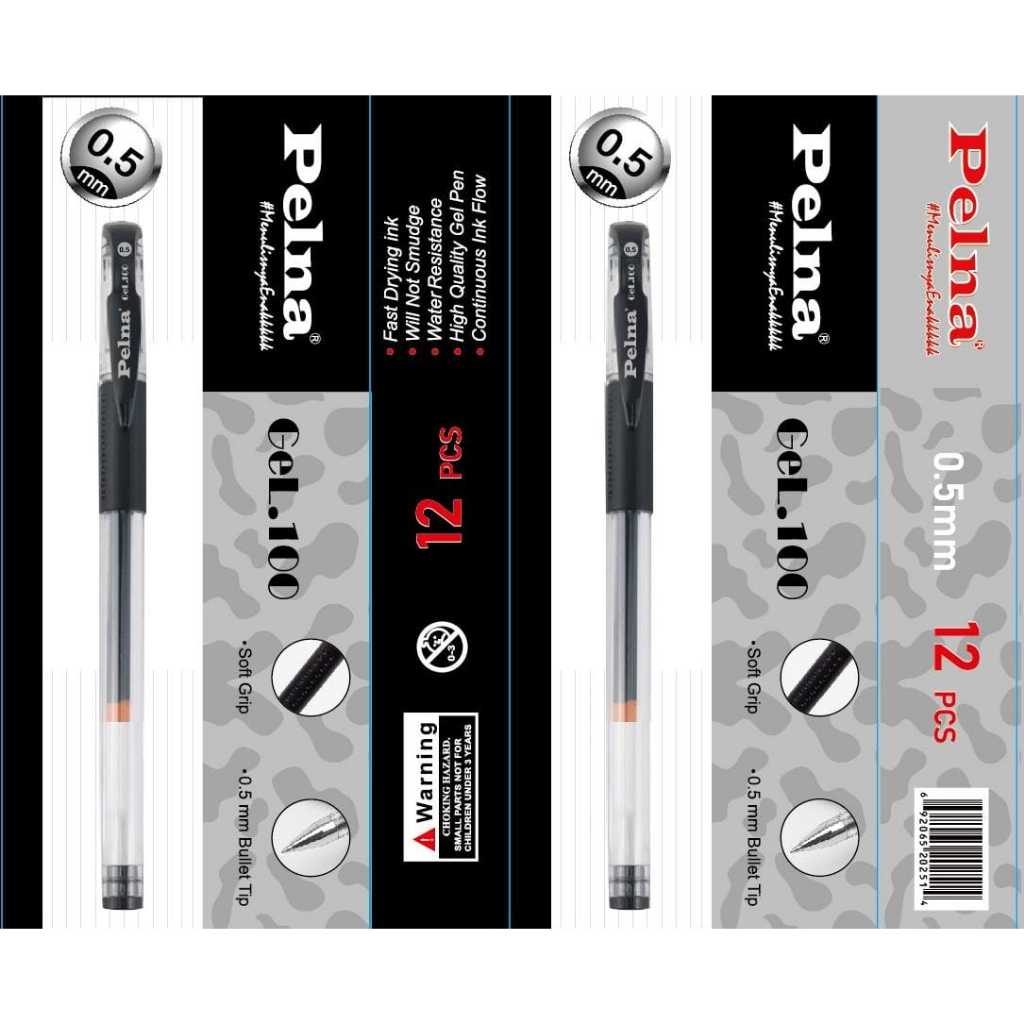 

(1 Pcs) Pulpen Pelna Gel 100 / Gel Pen 0.5mm Pelna Gel 100