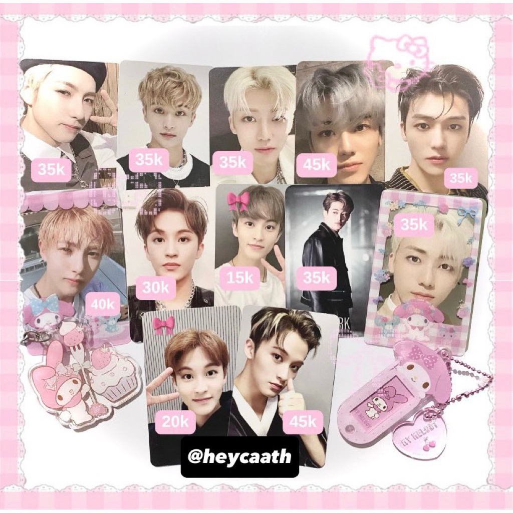 WTS AAB PC PHOTOCARD OFFICIAL MARK LEE JAEMIN RENJUN NCT DREAM SUPERM 127 RESONANCE WGU DEPARTURE WE