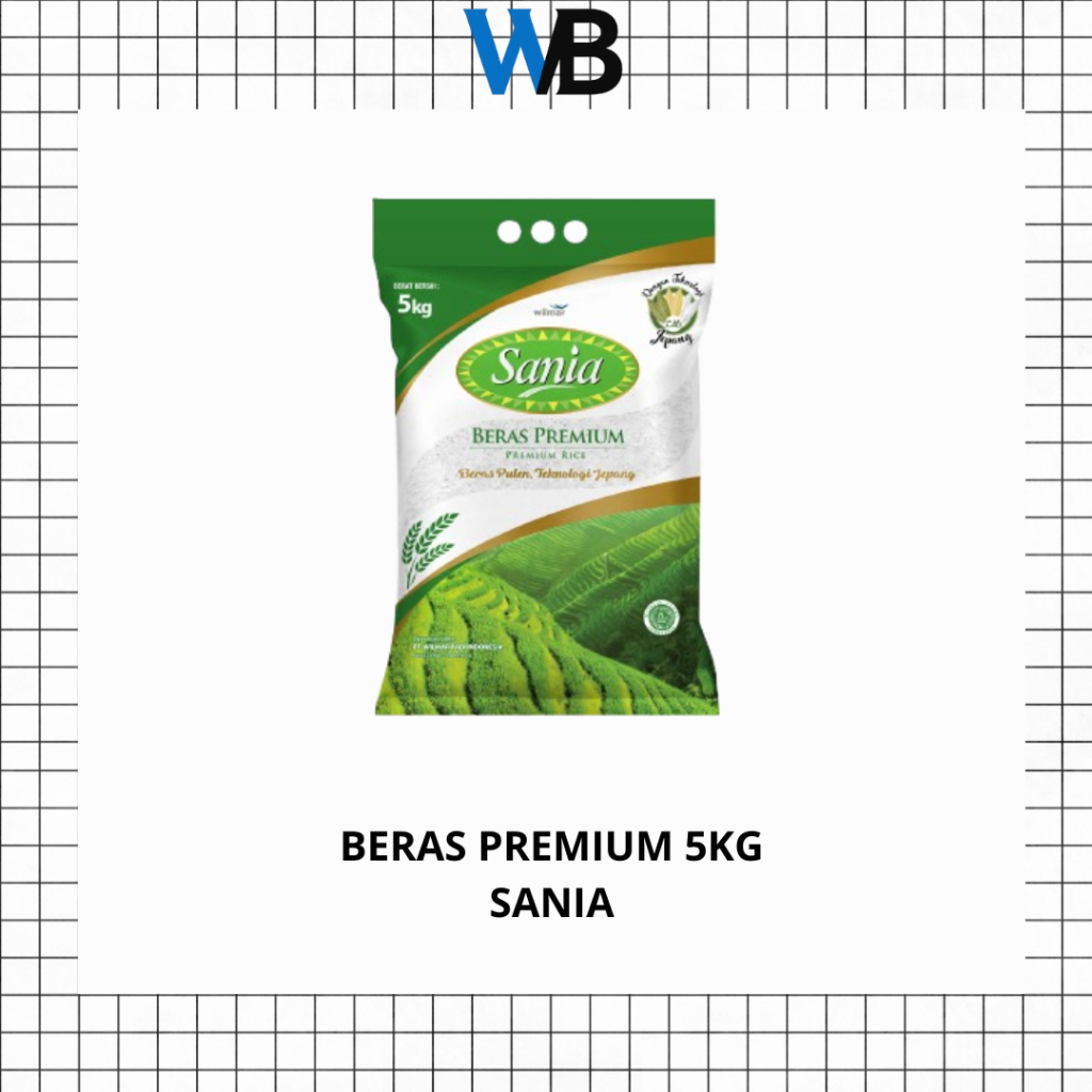 

Beras Sania 5KG Premium Kemasan Beras Premium