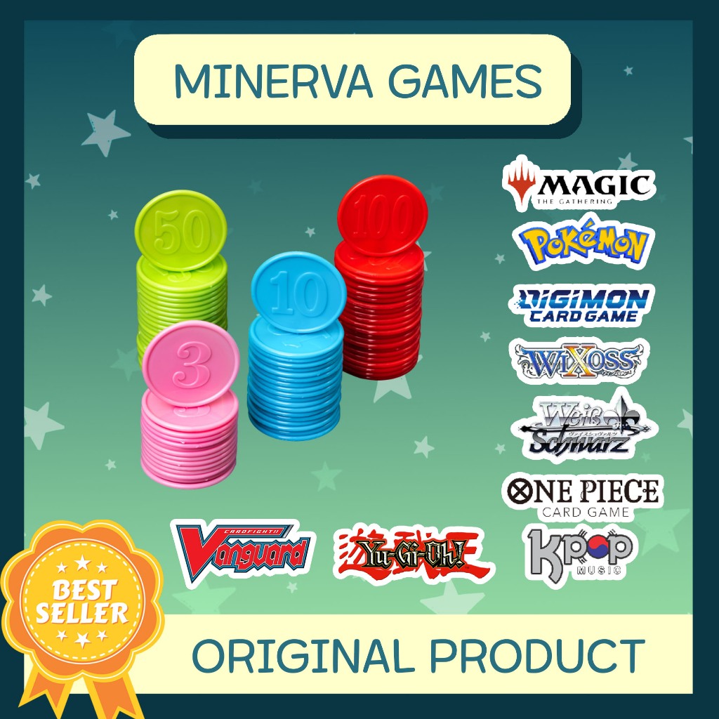 Koin Plastik Mainan Coin 38mm PART 2