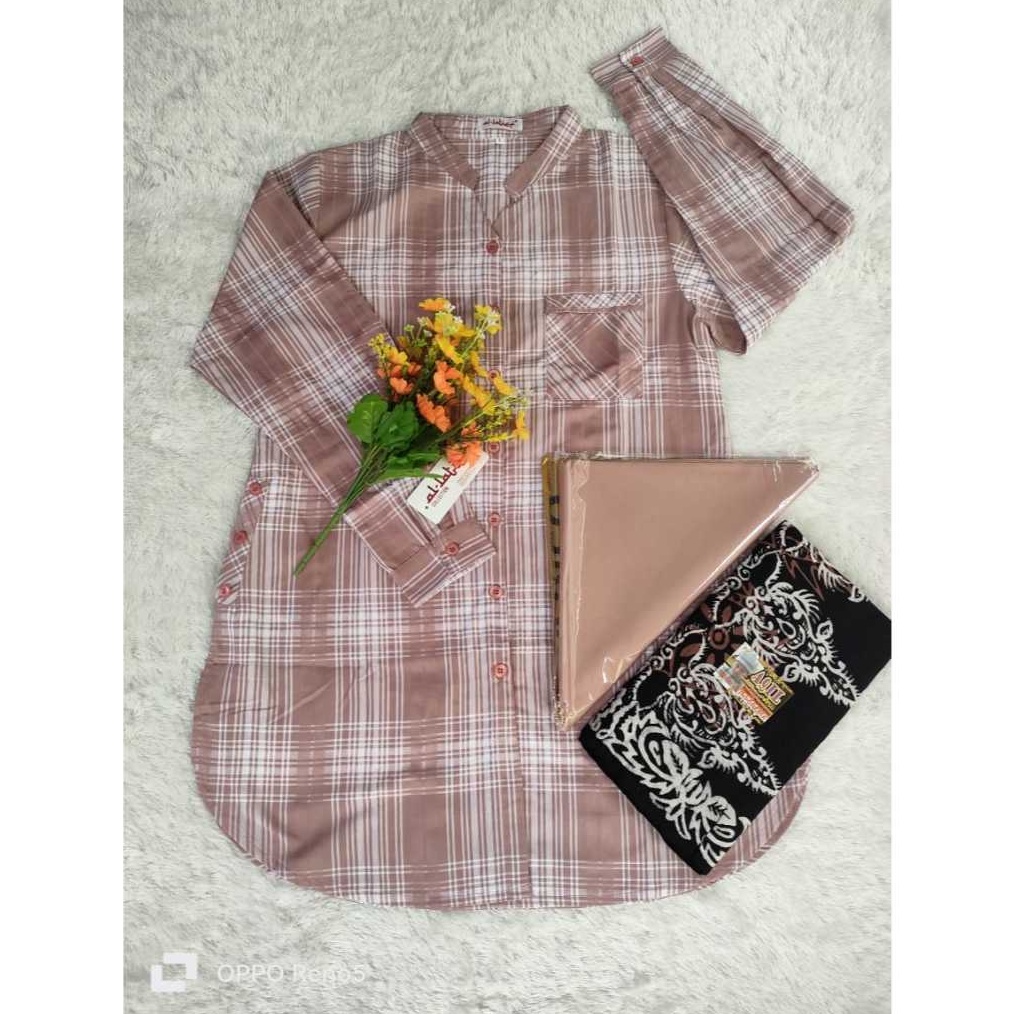 KODE K27V SETELAN SANTRIWATI MODEL TUNIK TUNIK HARA SALUR SETELAN SANTRI