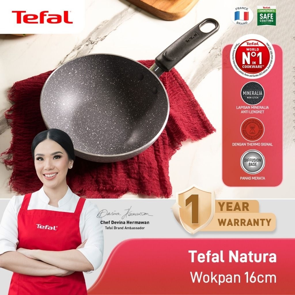 Panci Tefal Natura Wokpan 16cm
