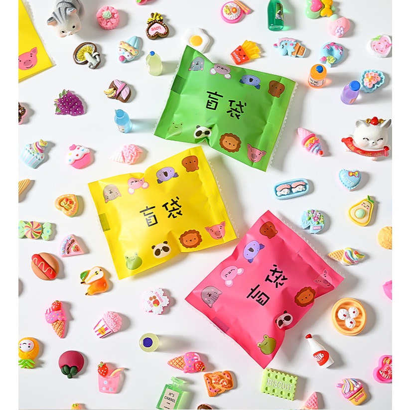 

100pcs Plastik Blind Packing Trendy Toys Vibrato Cookies/Plastik Kemasan Lucu 7x9cm dan 5x7,5cm RANDOM