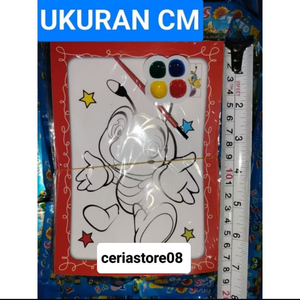 

20 PCS MEWARNAI CAT AIR BESAR 17,5 x 13,5 Cm