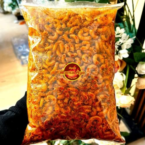 

MAKARONI CIKRUH 250 GR PEDAS GURIH LEKOH BUMBU MEDOK EXTRA DAUN JERUK