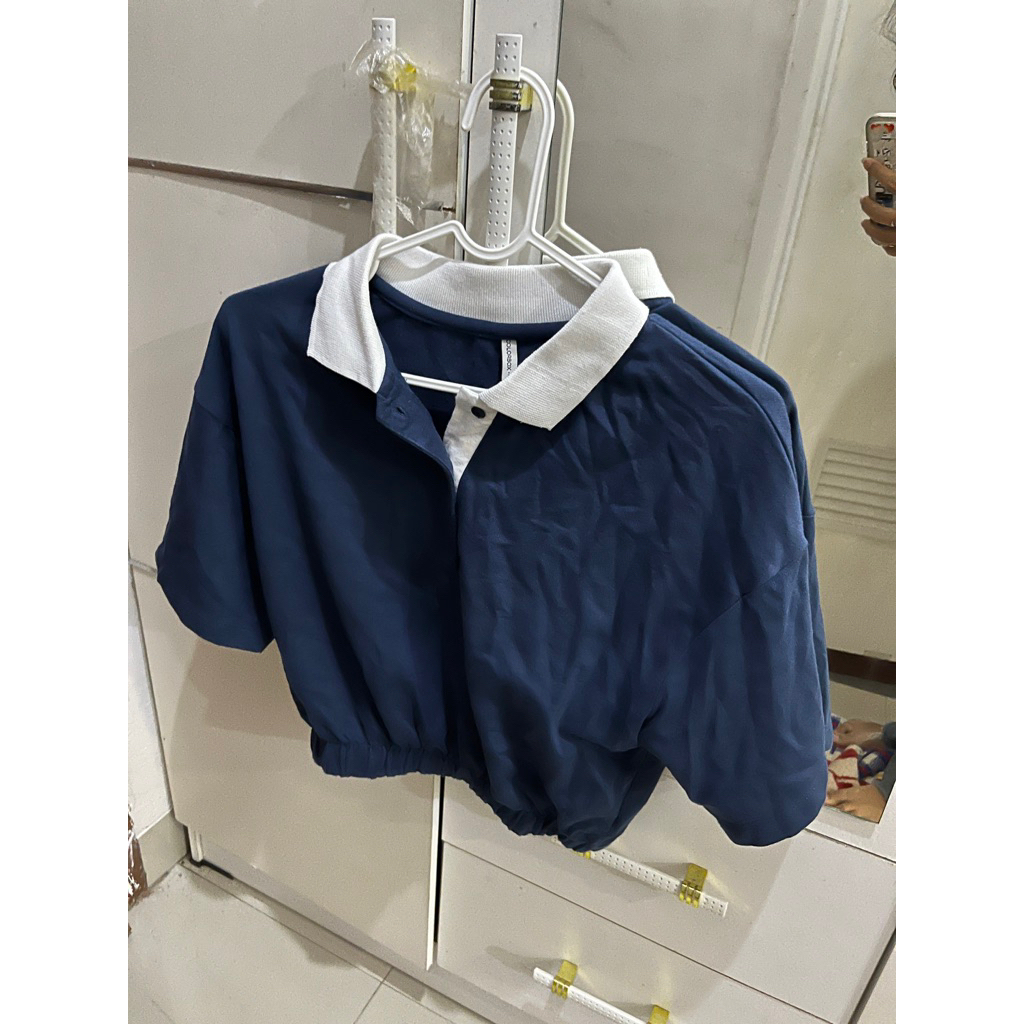 Crop Top Blue Colorbox