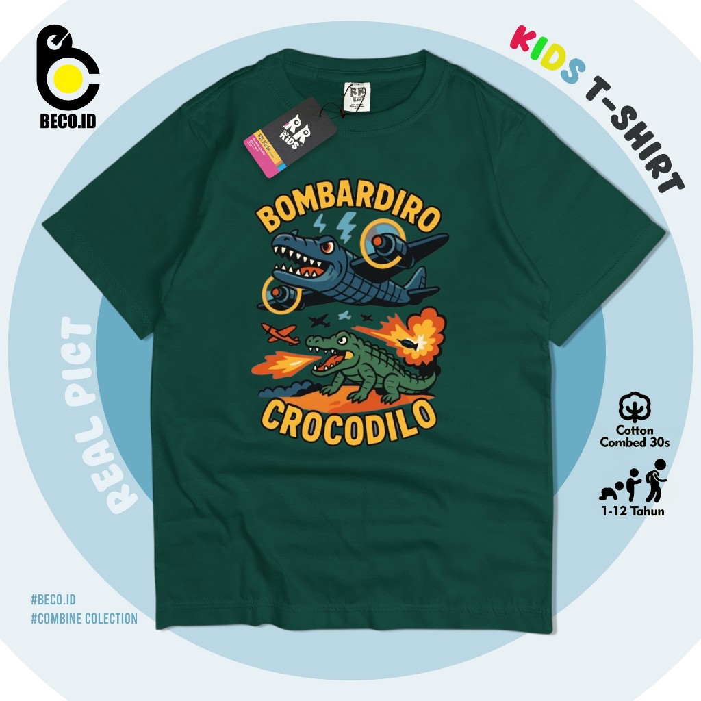 RJ8 Baju Kaos Anak Distro Laki Laki Perempuan Anomali 1-12Thn Combed 30s