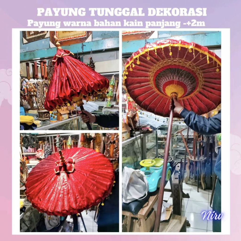 PAYUNG DEKORASI EMAS/PAYUNG DEKORASI MANTEN/PAYUNG ENGKEL