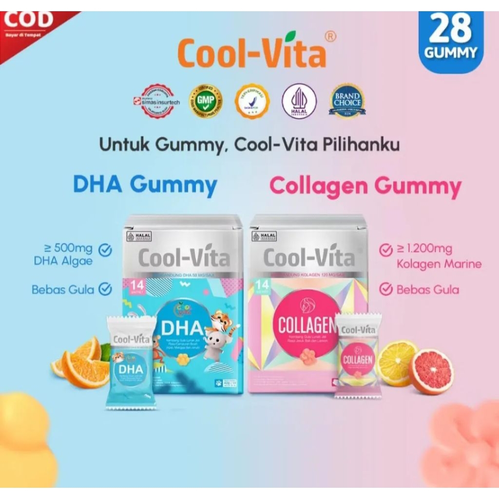 Coolvita DHA & Collagen Gummy COOLVITA