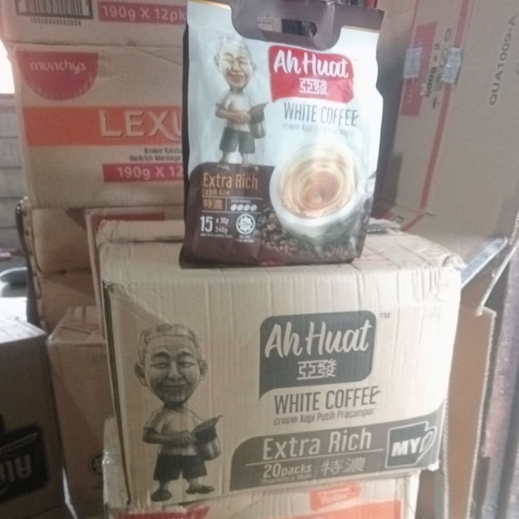 

Ah huat white coffee extra rich ORI Malaysia /carton