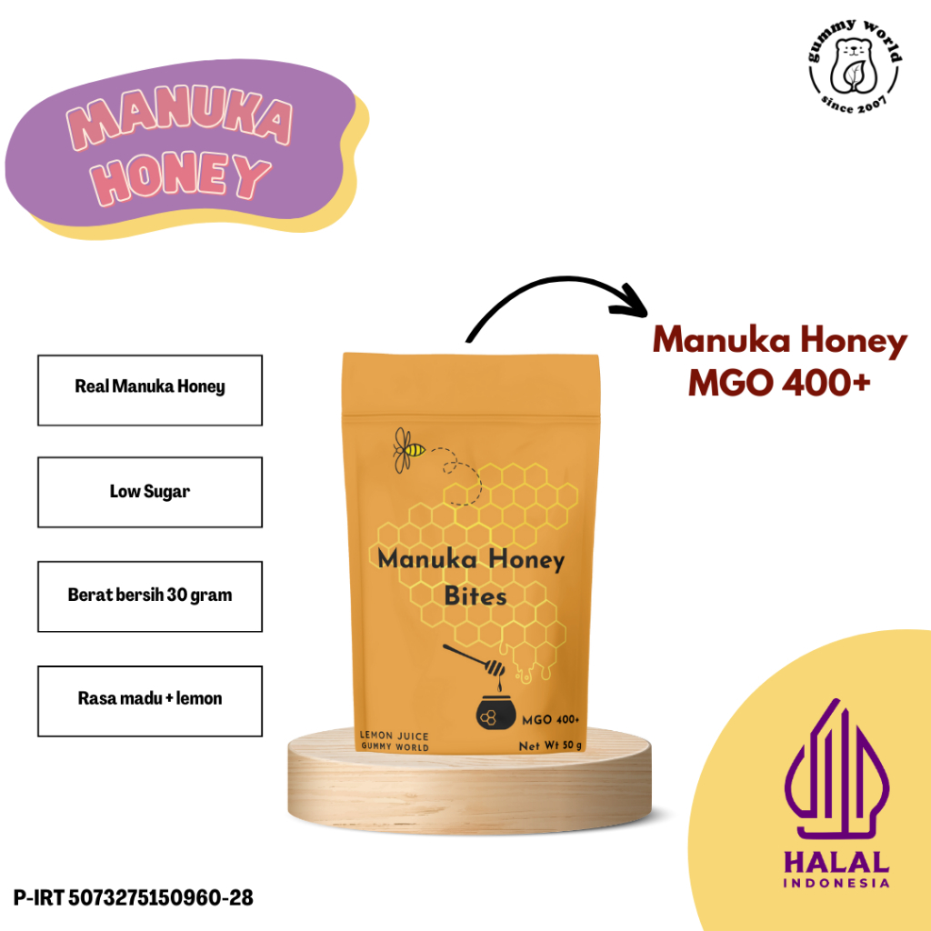 

Gummy Bites - Manuka Honey Bites (Buy 1 Get 1)