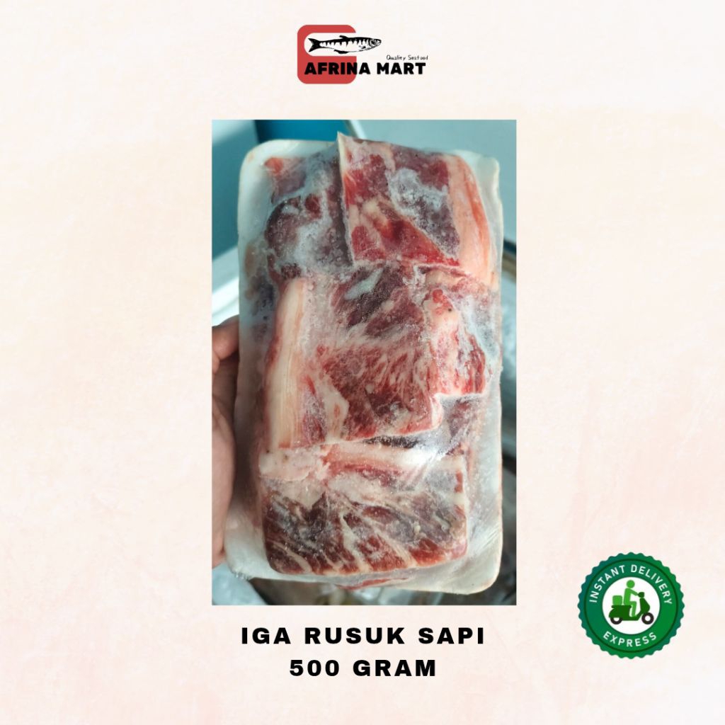 

Iga Rusuk Sapi Frozen - Kirim Instant Afrina Mart