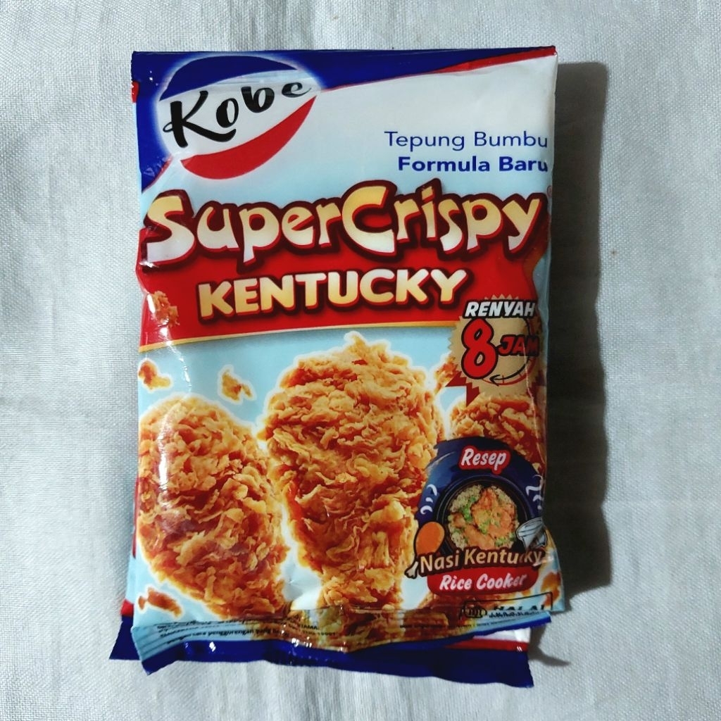 

[BELI BANYAK LEBIH HEMAT] TEPUNG BUMBU KOBE SUPER CRISPY KENTUCKY 70gr (1 pcs)