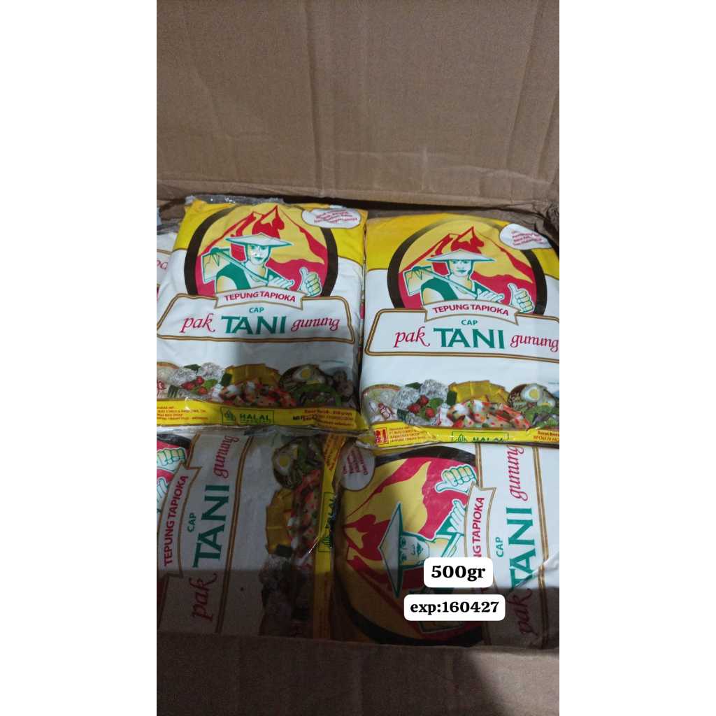 

Tepung Tapioka Cap Pak Tani Gunung 500 gram
