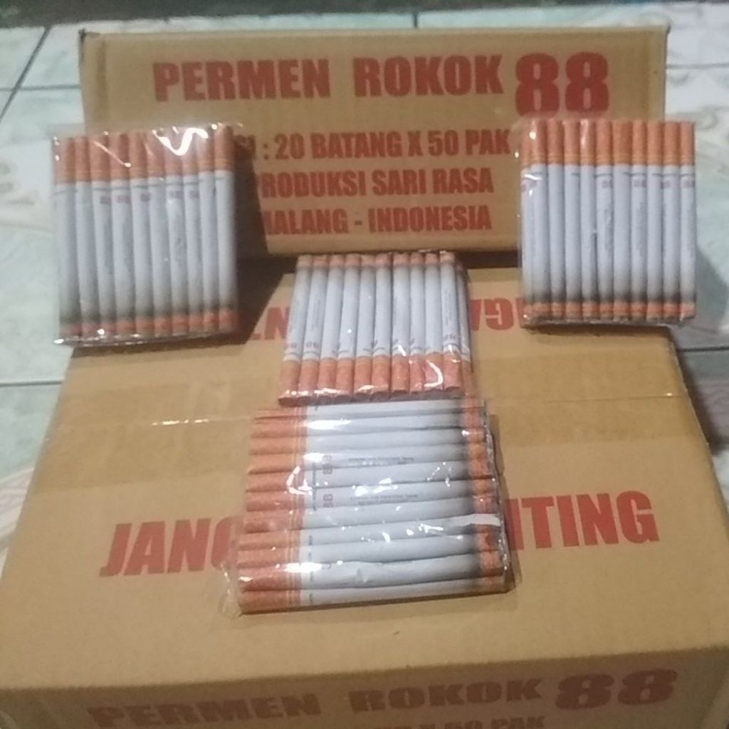 permen coklat rokok permen viral(300pcs/15pack)