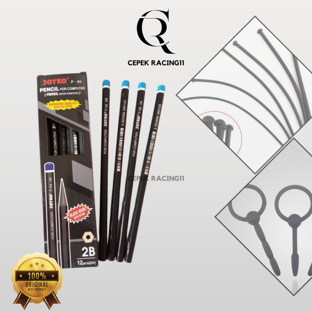 

Perlengkapan alat tulis (PENCIL) Pensil hitam Ujian