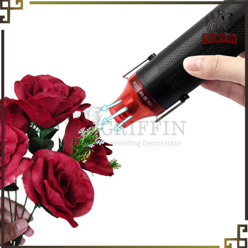 HEAT GUN ALAT PEMANAS REPAIR FLOWER IMPORT BERKUALITAS ARTIFISIAL DIY POWER HOT AIR GUN TOOL PLASTIK