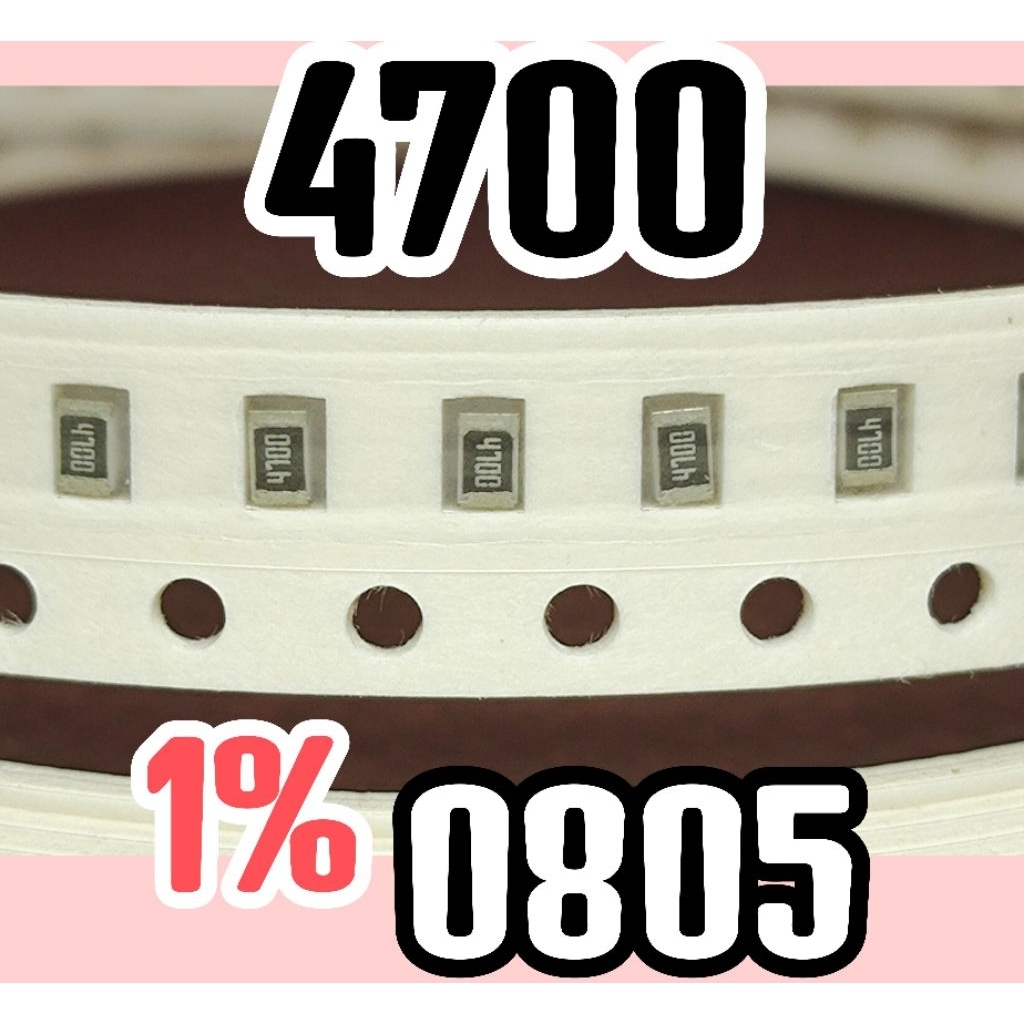 10pcs Chip resistor smd 4700 471 470R 1% size 0805 2012 470 ohm 470ohm