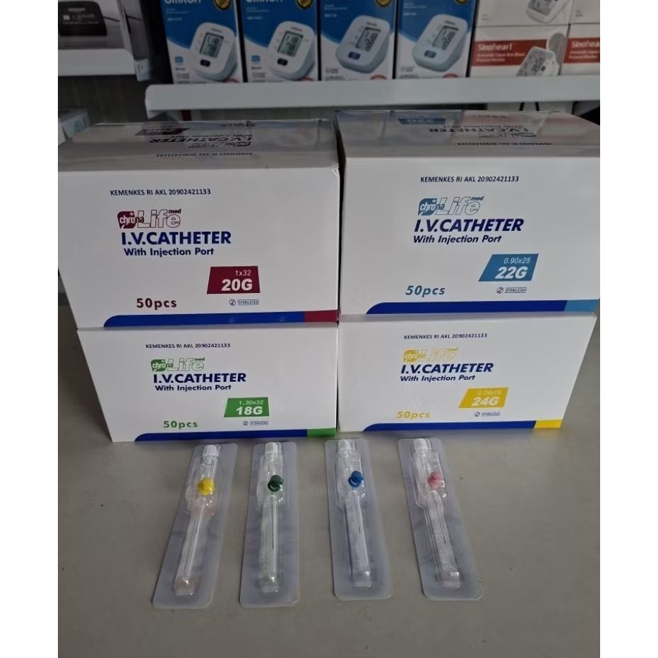 IV Catheter with Wing and Injection Port Chrona Life / Abbocath Catheter Chrona Life