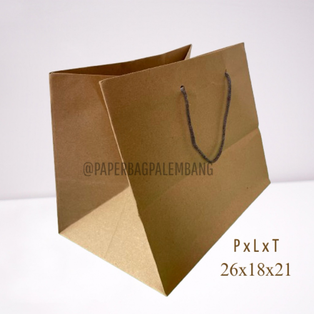

PAPERBAG 26x18x21 POLOS COKLAT