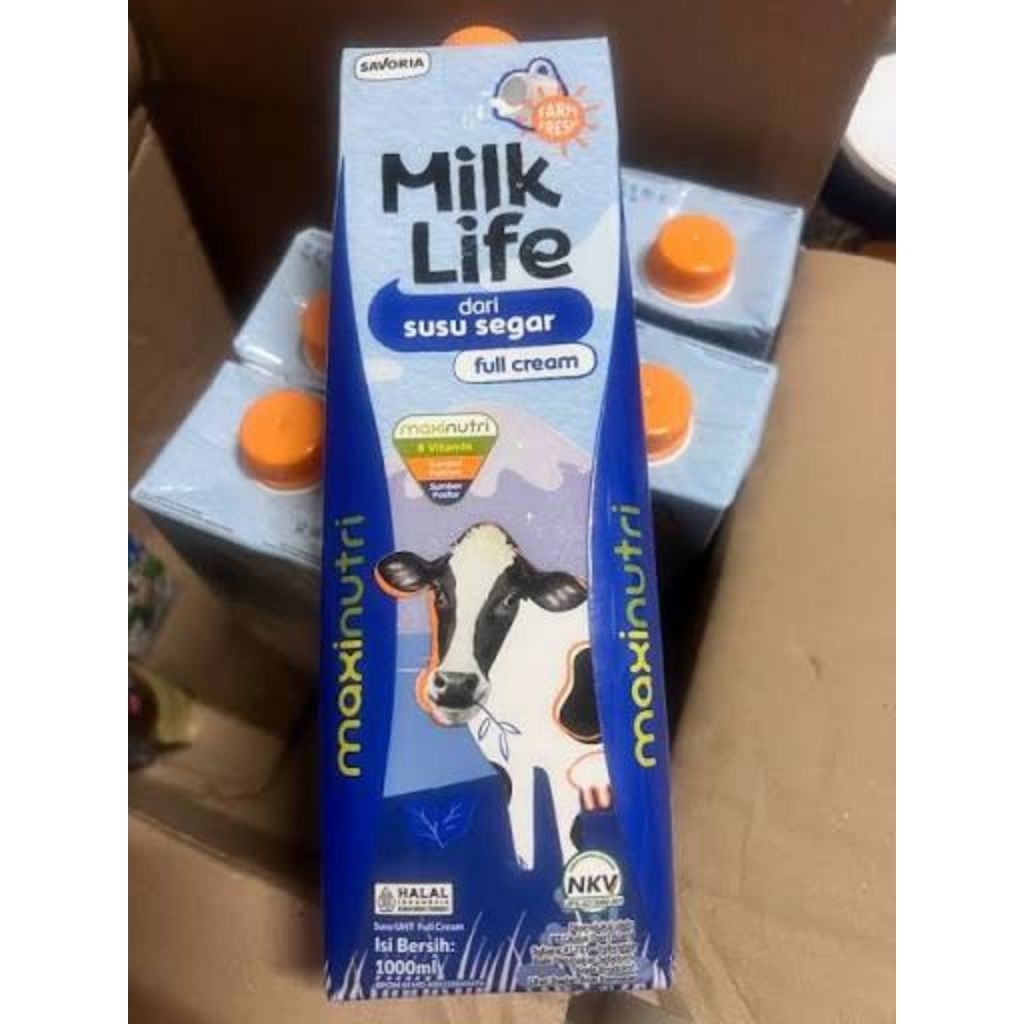 

Susu Milk Life UHT Full Cream 1L