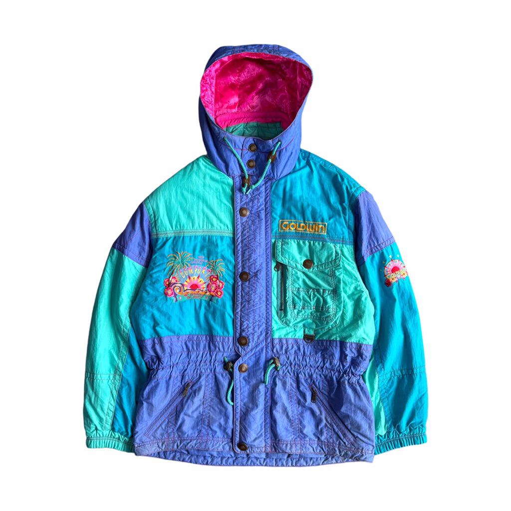 Vintage Jacket Snowboard Goldwin Colorblock