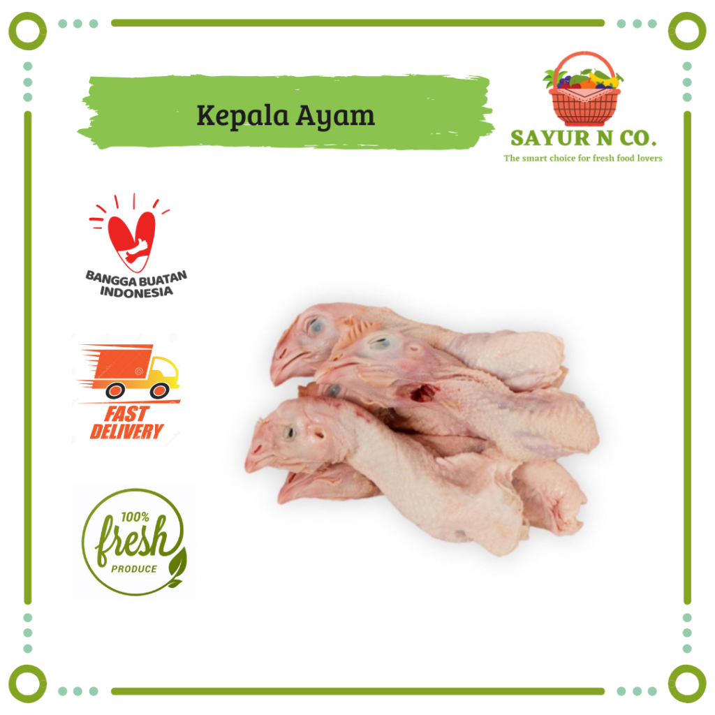 

Kepala Ayam Frozen 500gr | Sayur N Co Bekasi