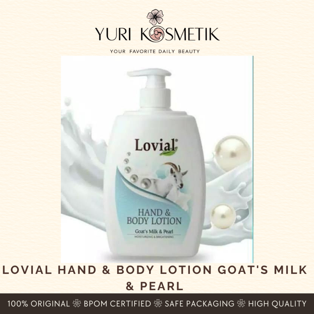LOVIAL HAND & BODY LOTION GOAT'S MILK & PEARL 520 ML