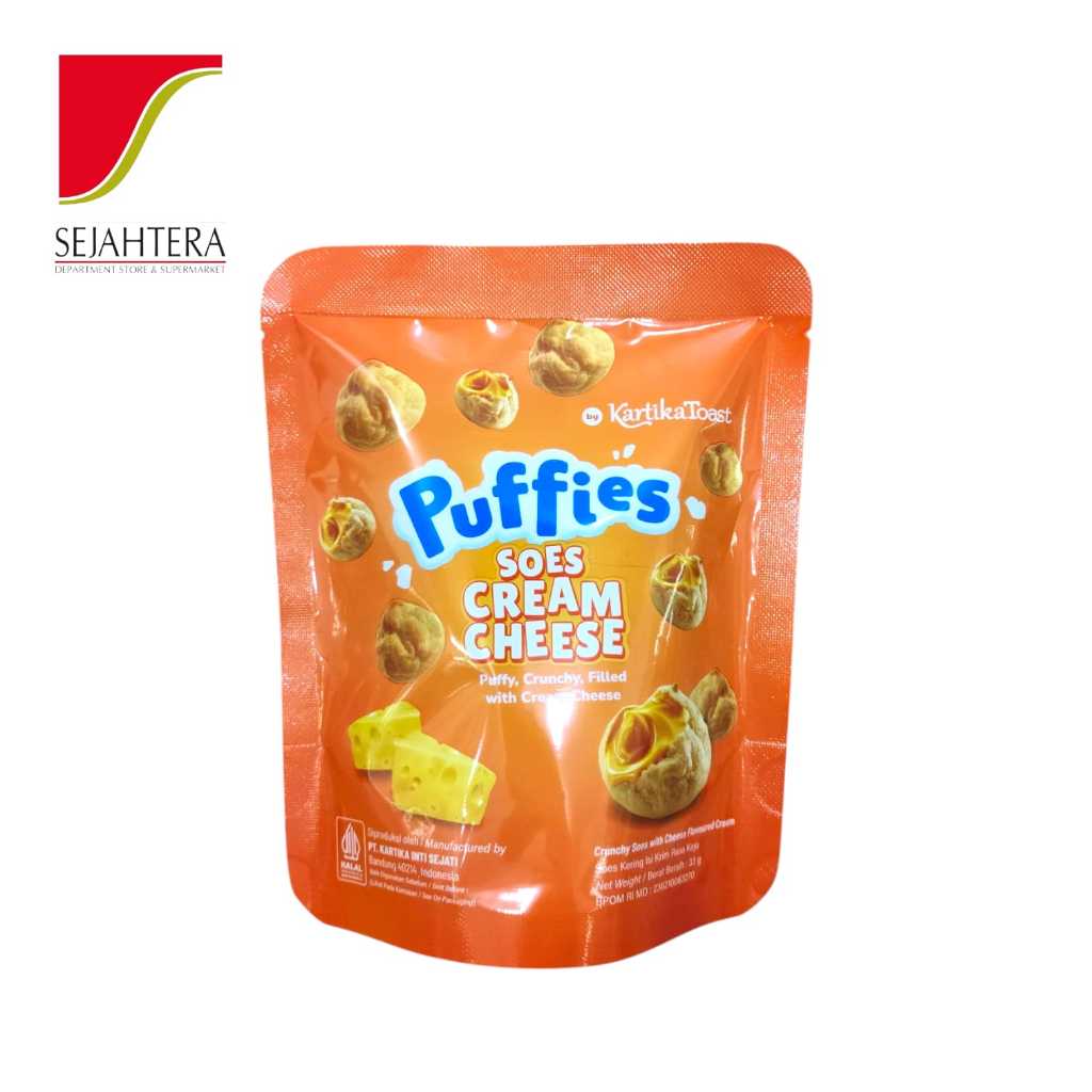 

KARTIKATOAST PUFFIES SOES CHEESE 33g BKS