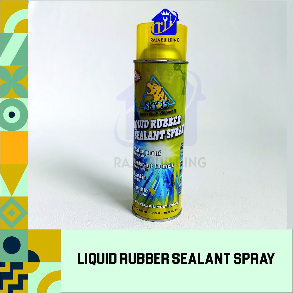 LIQUID RUBBER SEALANT SPRAY KLG SKY 500ML/SPRAY KARET TAHAN AIR /SEALANT SPRAY CAIR